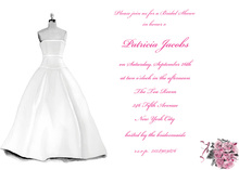 Bridal Dress Formal Party Invitations