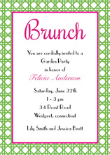 Simply Brunch Classy Invitation