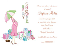 Strolling Mom Invitations