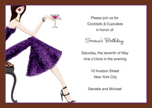 Glam Girls Night Out Invitation