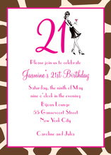 21st Birthday Soiree Invitation