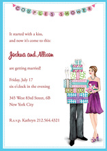 Couples Shower Banner Bridal Shower Invitations