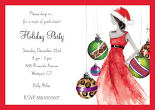 Dancing Ornaments Invitation