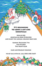 Nautical Christmas Invitations