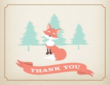 Woodland Fox Note