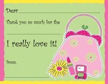 Primping Products Kids Fill-In Thank You Cards
