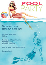 Cool at the Pool Invitation