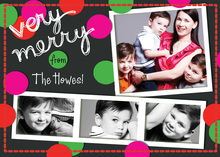 Very Merry Polka-Dot Photo Cards