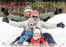 Classic Merry Christmas Photo Cards