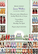 Stylish Shoe Closet Gender Neutral Invitation