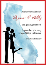 California Couple Invitation