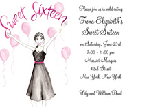 Queen Sweet 16 Invitations