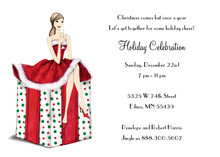 Christmas Box Invitation