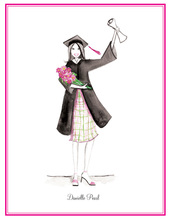 Diploma Girl Thank You Cards