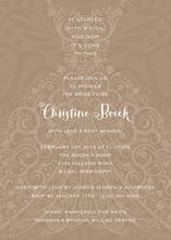 Filigree Dress Beach Invitation