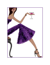 Cocktail Chic Thank You Cards
