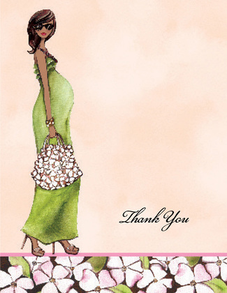 Green Momma Thank You Cards