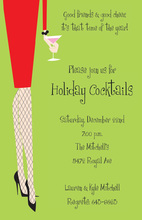 Holiday Lady Invitations