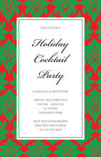 Holiday Tapestry Border Invitations