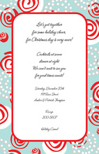 Bright Swirls Winter Invitation