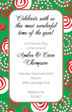 Bright Swirls Winter Invitation