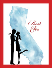 California Couple Thank You Cards