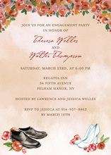 Special Wedding Shoes Fall Invitations