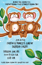 Monkey See, Monkey Do Invitation