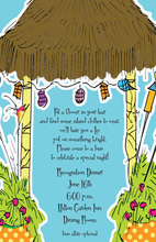 Unique Tiki Banner Invitations