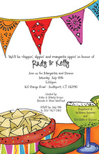 Margarita Cactus Fiesta Invitations