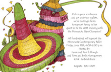 Elegant Ole! Fiesta Party Invitations