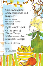 Juicy Lemon Lime Compliment Invitations