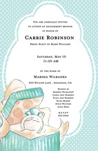 Aqua Ring Box Invitations