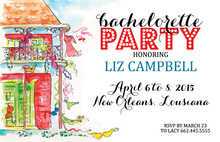 Illustrating Bachelorette Party House Invitations