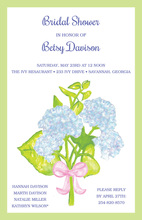 Floral Whimsy Hand Painted Wedding Invitations