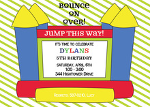 Two Monkeys In Bounce House Invitations