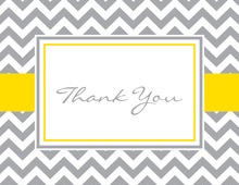 Chevron Yellow Elephant Note