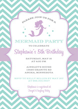 Pink Birthday Fish Invitations