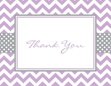 Blooming Purple Thank You Cards