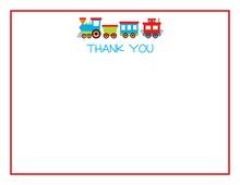 Choo Choo Train Fill-in Thank You Cards