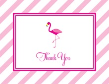 Hot Pink Flamingo Note