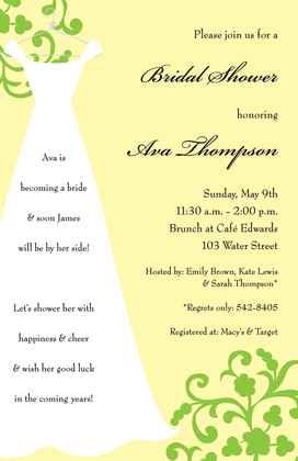 Chic Dresses Invitation