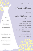 Lavender Watercolor Wash Wedding Invitations