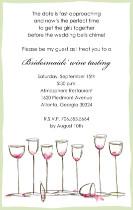 Perfect Wine Glasses Everywhere Invitations