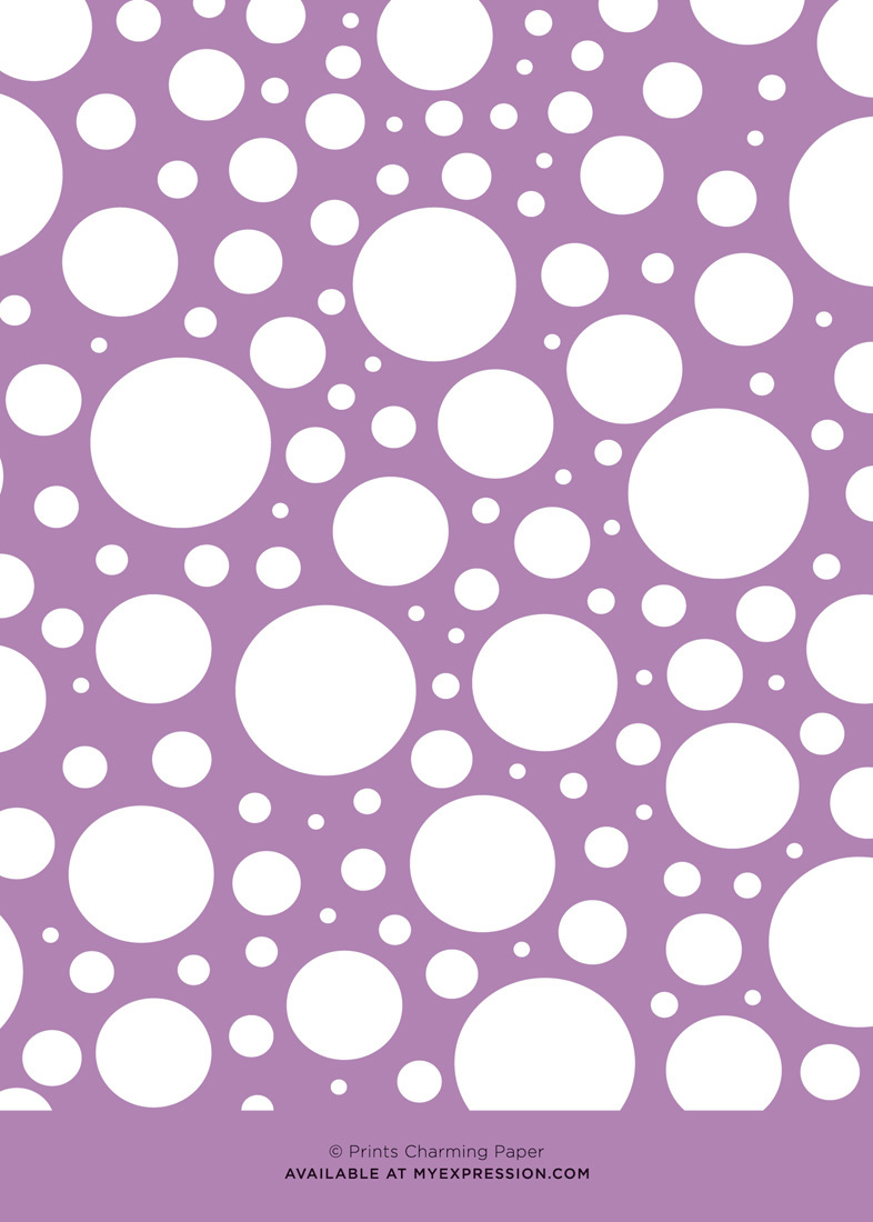 Bubbles Purple Champagne White Polka Dot Invitations