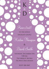 Lavender Watercolor Wash Wedding Invitations