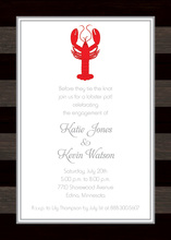 Huge Perfect Crawfish Invitation