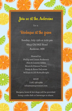 Fresh Oranges Summer Party Invitation