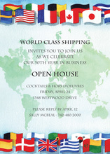 Around the World Travel Invitation