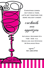 Martinis Modern Cocktails Party Invitations